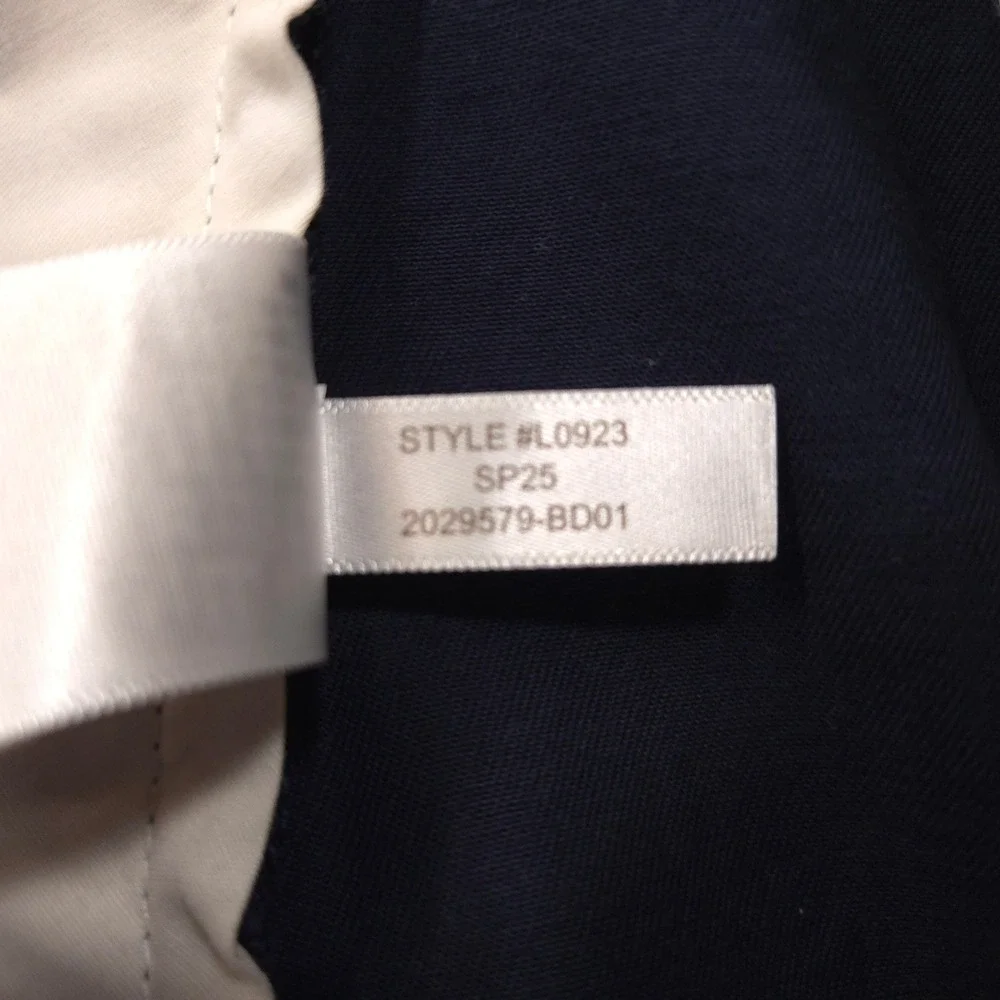 J Crew Flex Chino Shorts Mens 30 Navy Blue Stretch Twill 7